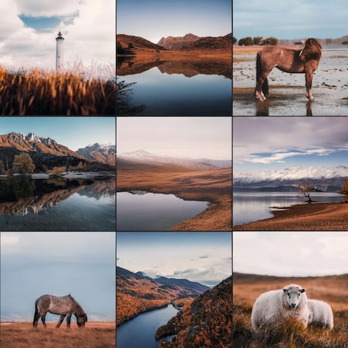 Voorbeeld van Lightroom Preset-Fall-Hour